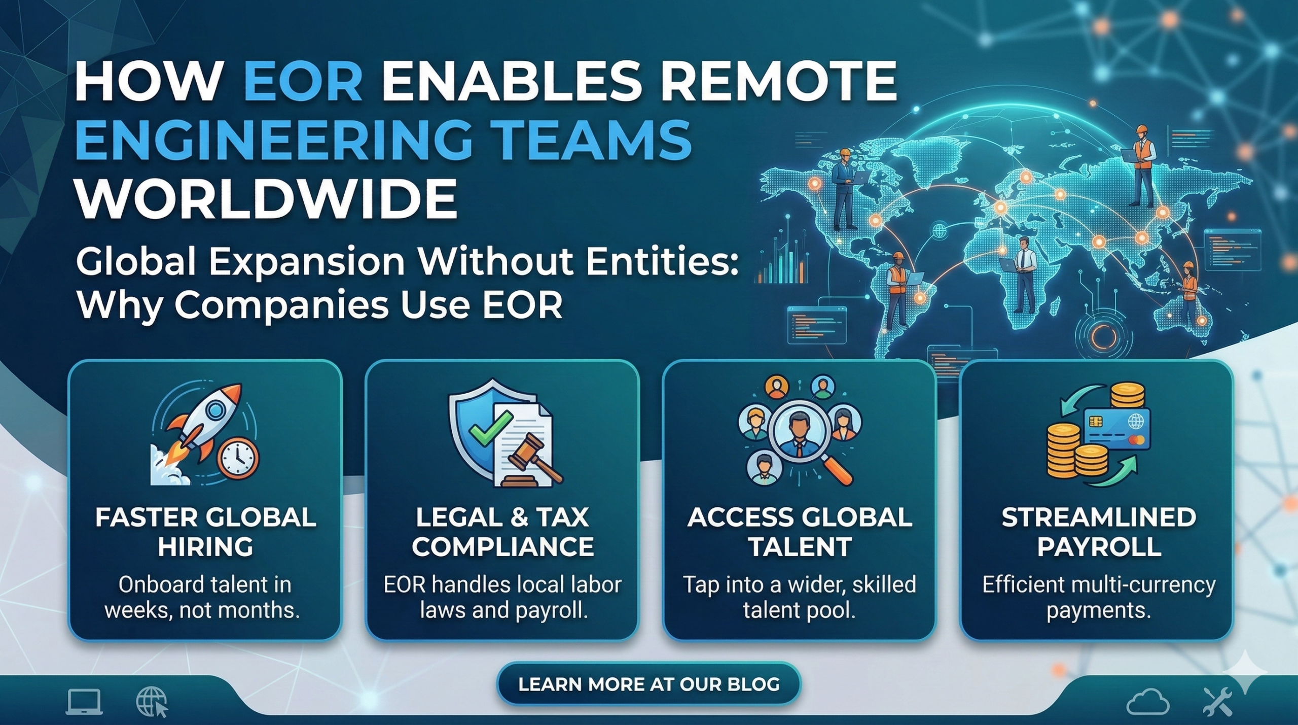 How EOR Enables Remote Engineering Teams Worldwide Global Expansion Without Entities Why Companies Use EOR