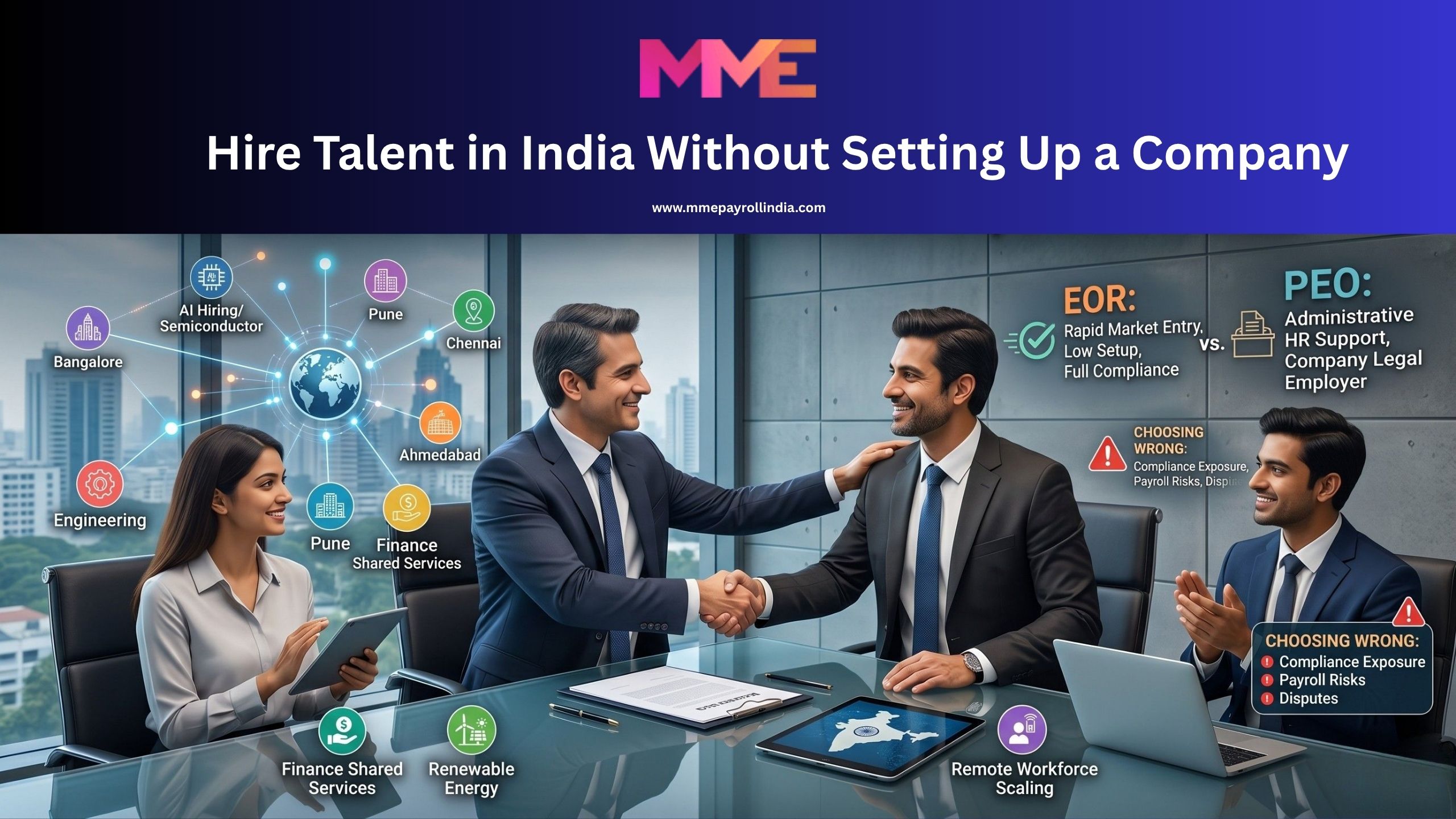 Hire Talent in India Without Setting Up a Company